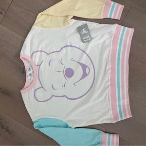 Disney Women's Sweater - Cream, Pink, Blue, Yellow